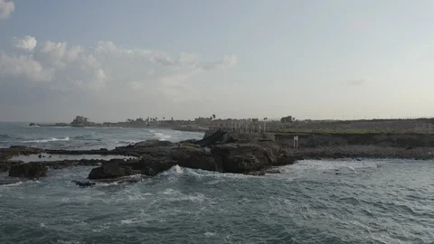 Caesarea maritima - 10-bit Dlog-M Color Profile Stock Footage 120349783