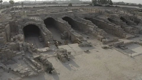Caesarea maritima - 10-bit Dlog-M Color Profile Stock Footage 120350333