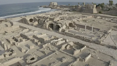 Caesarea maritima - 10-bit Dlog-M Color Profile Stock Footage 120350586