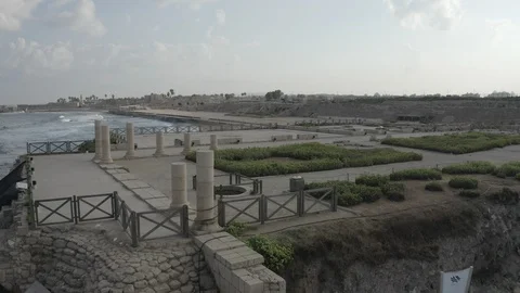 Caesarea maritima - 10-bit Dlog-M Color Profile Stock Footage 120350793