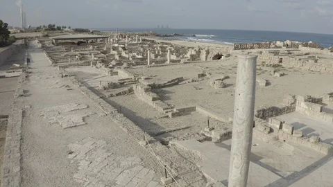 Caesarea maritima - 10-bit Dlog-M Color Profile Stock Footage 120350814