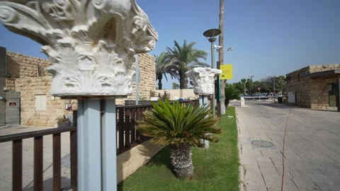Caesarea Maritima Boardwalk, 2023 Stock Footage 299332395