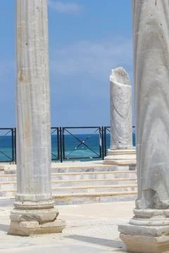 Caesarea ruins Stock Photos
