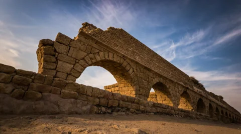 Caesarea timelapse 0114 2 4K Stockbeeldmateriaal 39461790