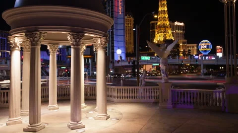 Caesars Palace Columns Video stock 59643766
