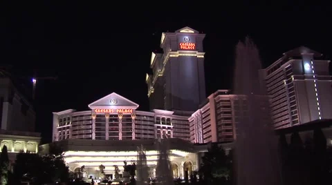 Caesar's Palace Font View (Las Vegas) 動画素材 50722337