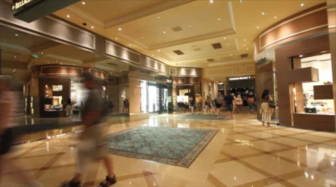 Caesar's Palace Forum Shop Stock Footage 7135352
