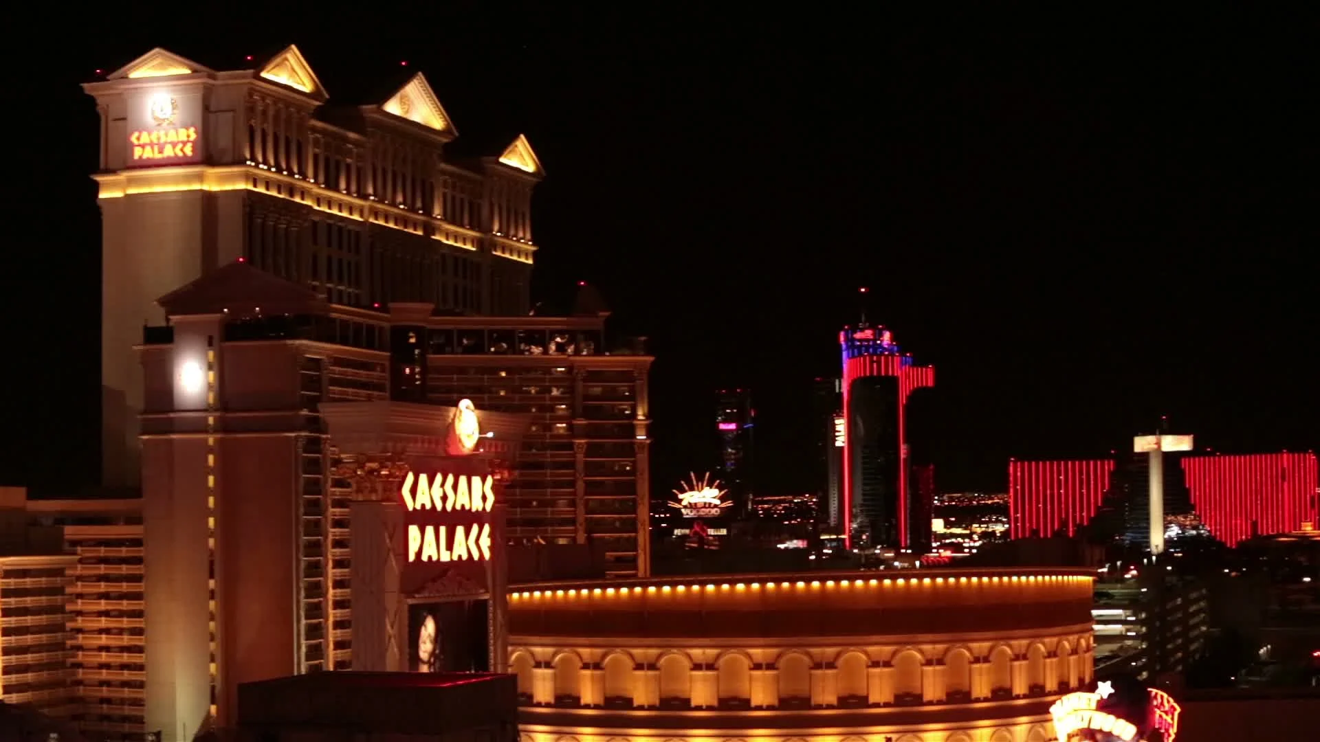 Las Vegas Bellagio and Caesar`s Palace Editorial Stock Image