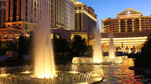 Caesars Palace of Las Vegas Video stock 34204123