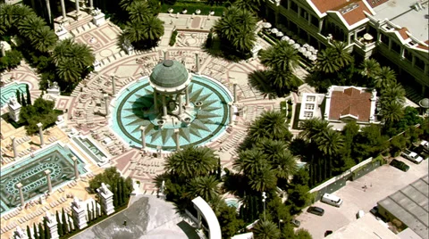 Caesars Palace Las Vegas Stock Footage 37276488
