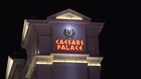Caesar's Palace in Las Vegas Video stock 50722130