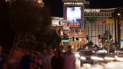 Caesars Palace Sidewalk Video stock 59691798