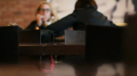 At the cafe 3 Video stock 742384