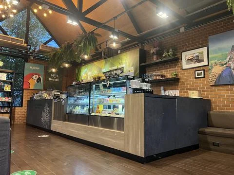 Cafe Amazon , 2 August 2022 , Buriram province. Stock Photos