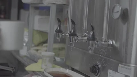 A café and a coffee machine in San José, Costa Rica Stock Footage 344339434