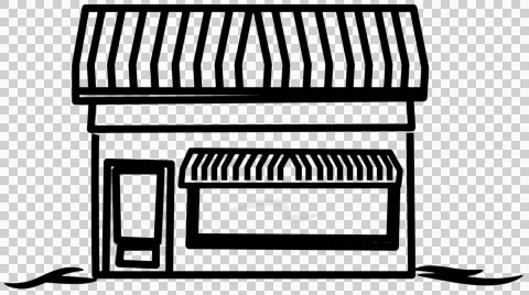 Cafe animation with transparent background Stock Footage 44518052