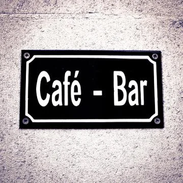 Cafe- Bar Foto stock