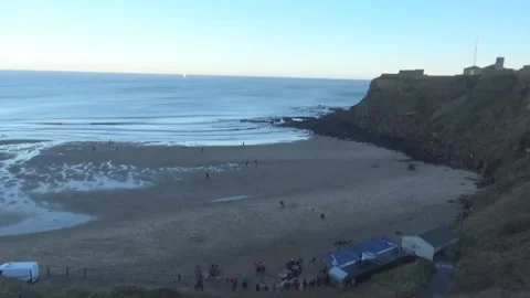 Cafe on the beach Stock Footage 114707326