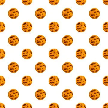 Cafe biscuit pattern seamless Stock Illustration