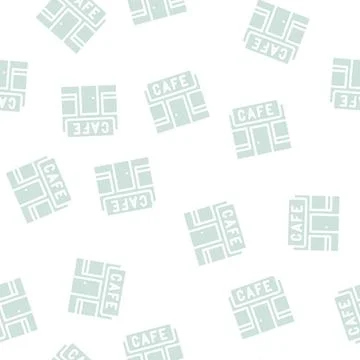 Cafe building glyph icon vector black illustration Ilustración de archivo
