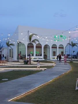 Cafe building Stock Photos