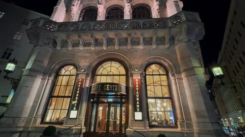 Cafe Central 1 Stock Footage 319839683