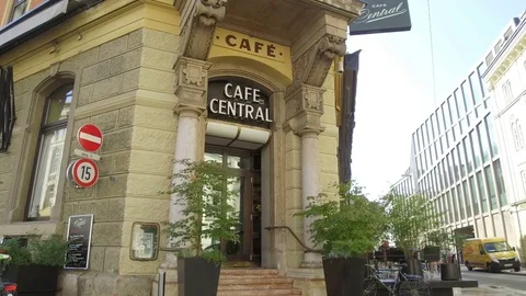 Cafe central,Innsbruck Stock Footage 79964415