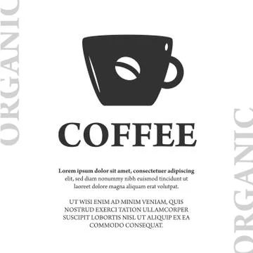 Cafe coffee banner Stock Illustration