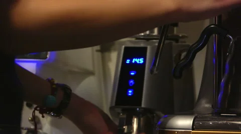 Cafe. Coffee brewing 2. Grinding coffee Video stock 58012921