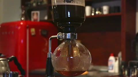 Cafe. Coffee brewing 7 Stock-Footage 58013001