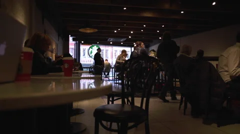 Cafe Coffee Shop, yup that one Stock Footage 44155674