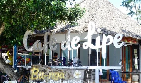 Cafe de Lipe, Ko Lipe, Thailand Stock Photos