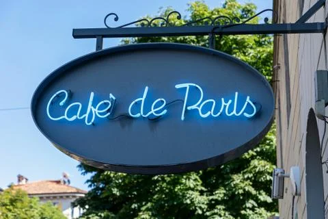 Cafe de Paris Foto stock