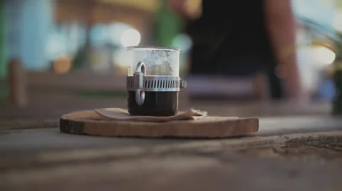 Cafe Espresso Delivery Stock Footage 47124247