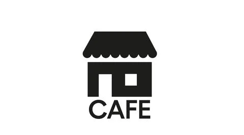 Cafe Icon. Illustrazione stock