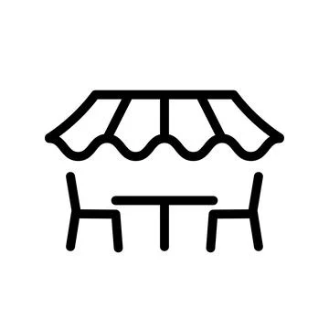 Cafe icon template Stock Illustration