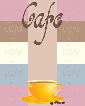 Cafe Illustrazione stock