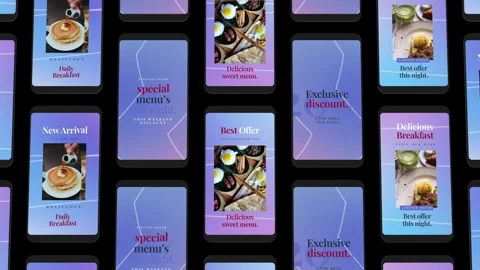Cafe Instagram Stories Stock After Effects