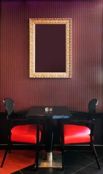 Cafe interior 스톡 사진