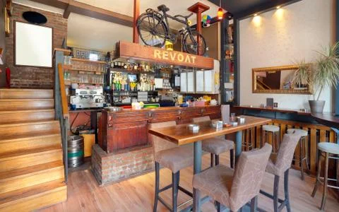 Cafe interior Stock-Fotos