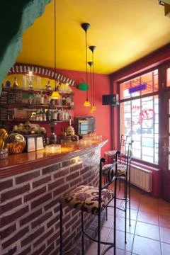 Cafe interior 스톡 사진