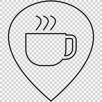 Cafe location Stock-Illustration