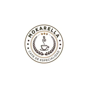 Cafe logo design Stock Illustration