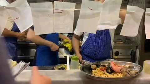 Cafe in naples Vídeo Stock 114395569