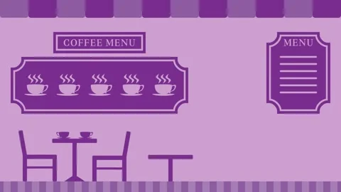 Cafe open Transitions. 1080p - 30 fps - Alpha Channel (8) Stock Footage 280813445