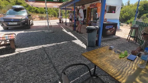 Cafe Panorama. Stock Footage 279021931