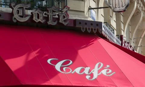 Cafe Paris 스톡 사진