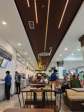 At the cafe Stock Photos