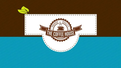 Cafe product parcel garnished with different concept section and in concept Stock Footage 128847193