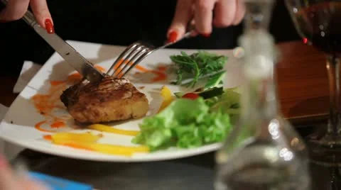 Cafe, restaurant, bistro, bar Stock Footage 22239971